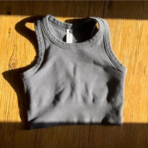 90 Degrees Gray Cropped workout tank top size medium